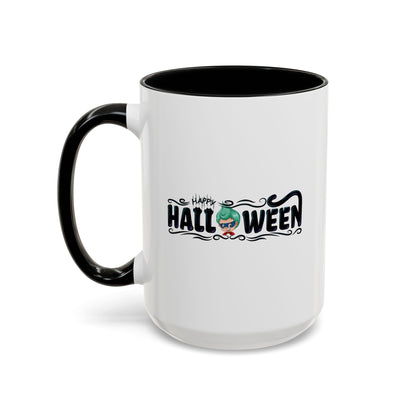 Accent Coffee Mug - Happy halloween by super kiddo Printify