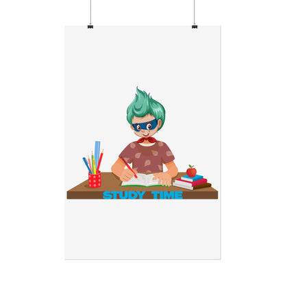 Rolled Posters - Super kiddo studying - [[{"value":"Wonderwear Kid"}]]
