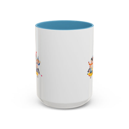 Accent Coffee Mug - Happy new year with friends - [[{"value":"Wonderwear Kid"}]]