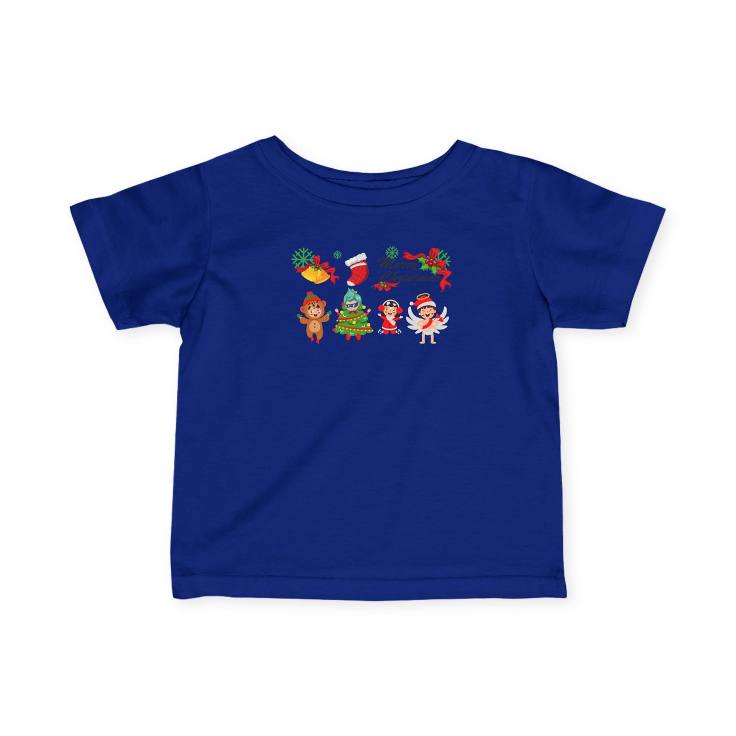 Infant Fine Jersey Tee - Merry christmas from super kid - [[{"value":"Wonderwear Kid"}]]