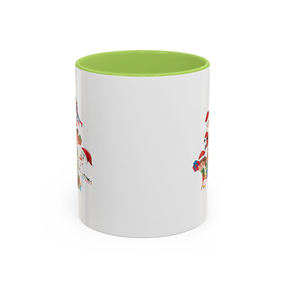 Accent Coffee Mug - Super kiddo making christmas tree - [[{"value":"Wonderwear Kid"}]]