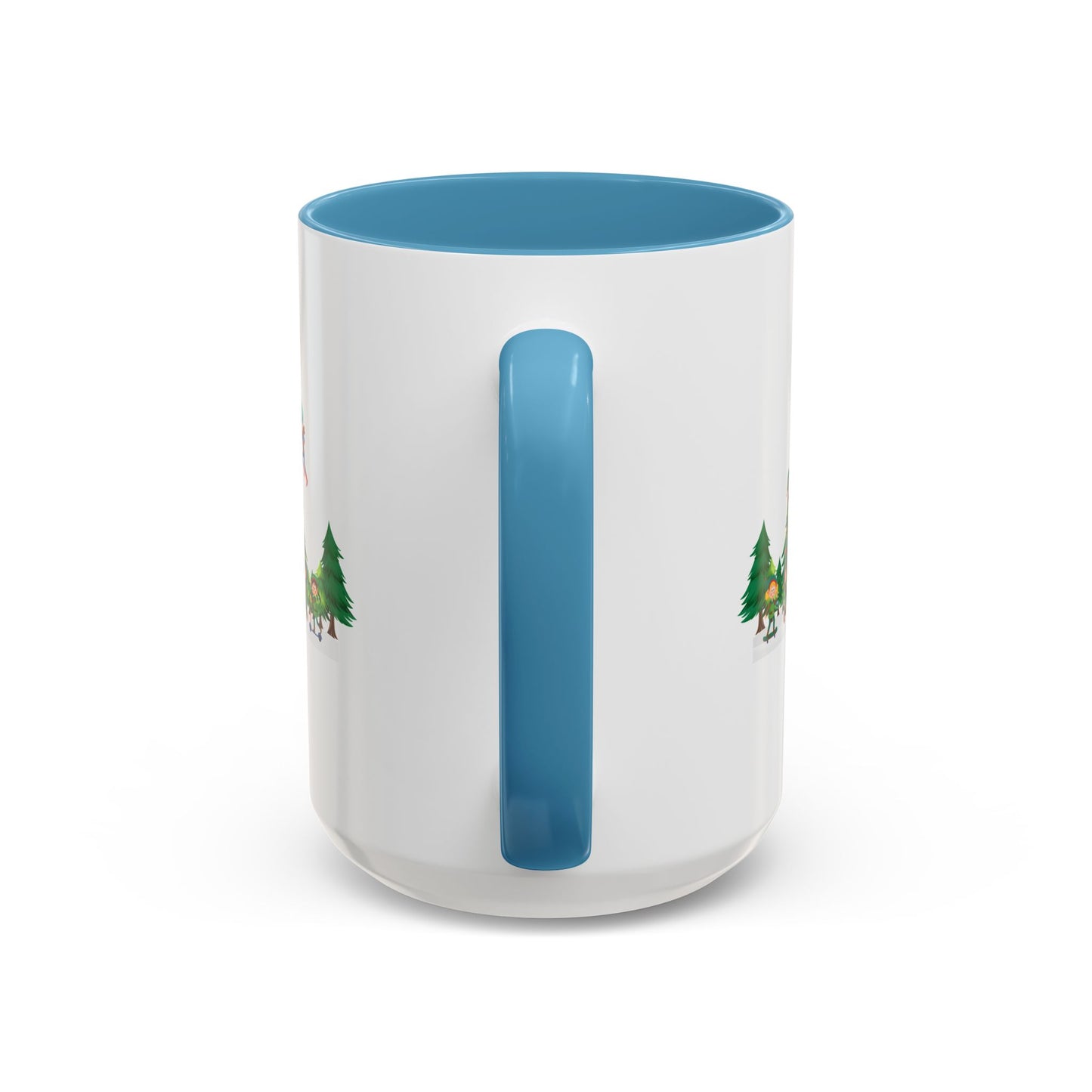 Accent Coffee Mug - Super kiddo putting the stars