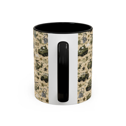 Accent Coffee Mug  (11/15 oz) - Military Kids