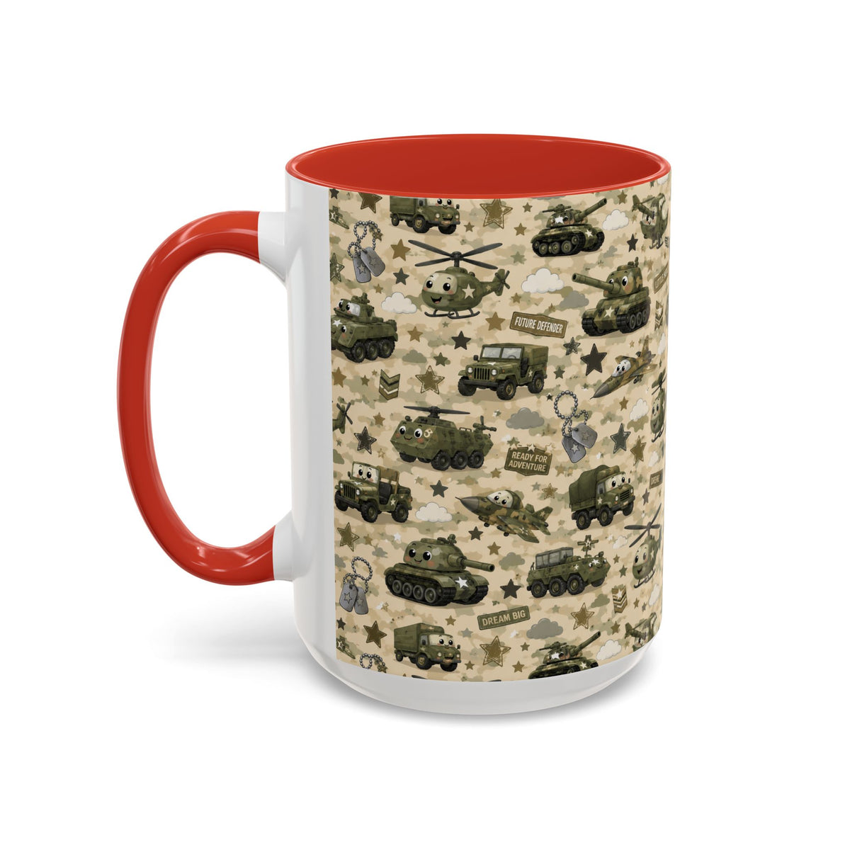 Accent Coffee Mug  (11/15 oz) - Military Kids