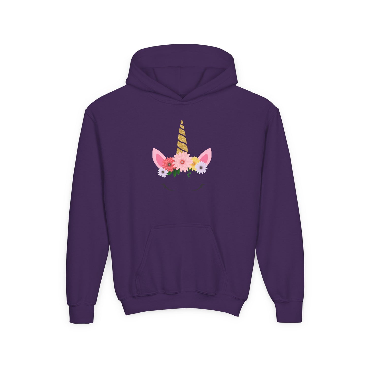 Youth Heavy Blend Hooded Sweatshirt - Unicorn