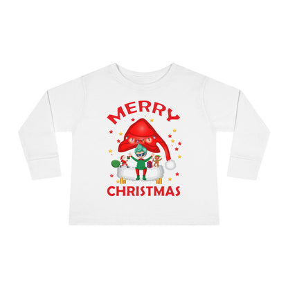 Toddler Long Sleeve Tee - Merry christmas - [[{"value":"Wonderwear Kid"}]]