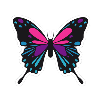 Kiss-Cut Stickers - Purple Butterfly Printify