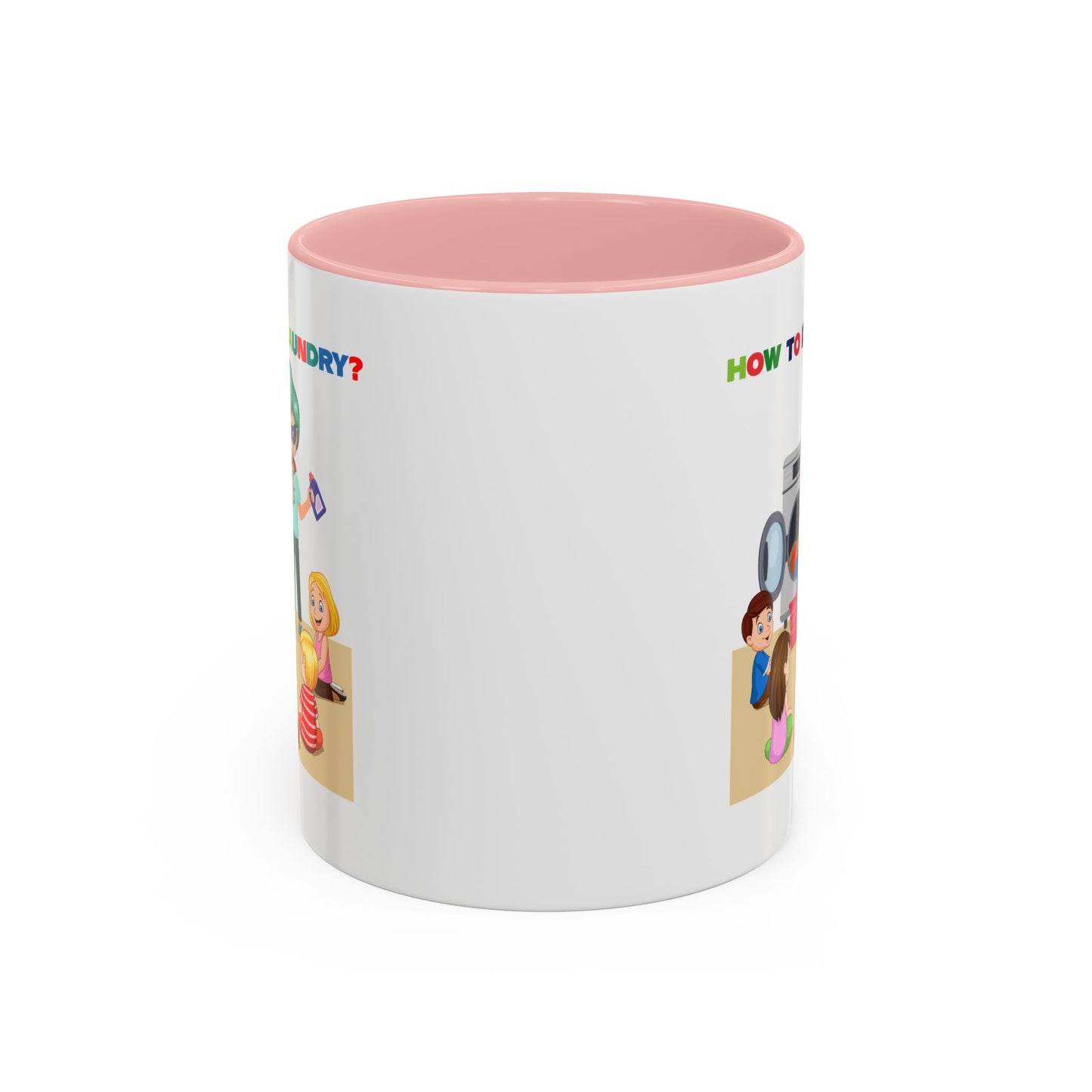 Accent Coffee Mug - super kiddo teaching laundry