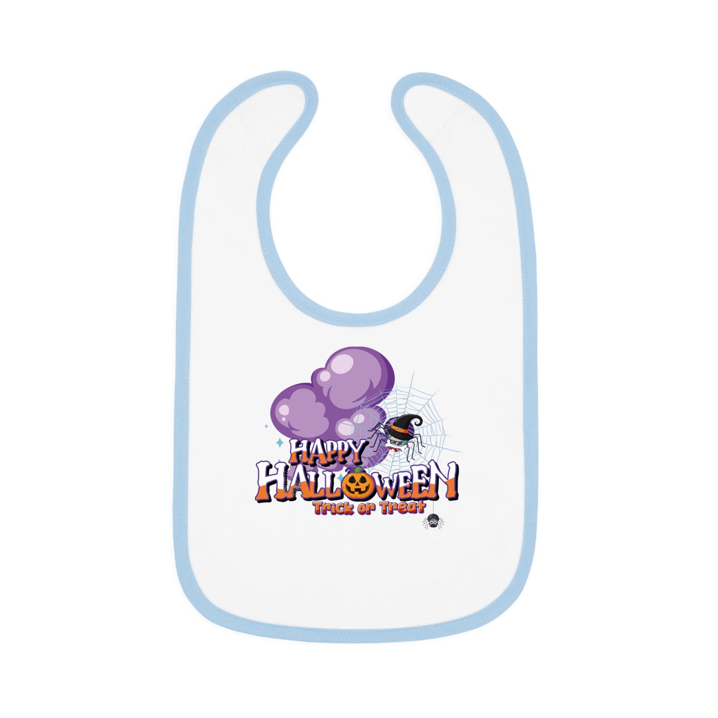 Baby Bib - Happy holloween - spider kiddo