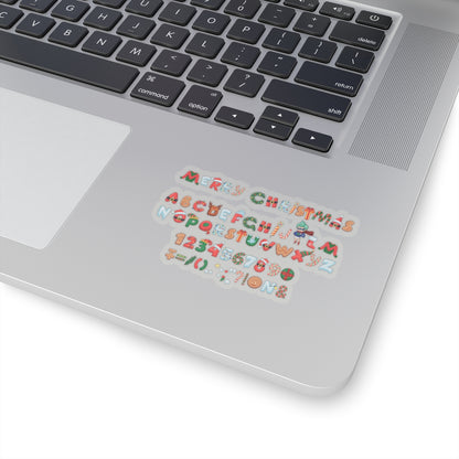 Kiss-Cut Stickers - Christmas alphabet - [[{"value":"Wonderwear Kid"}]]