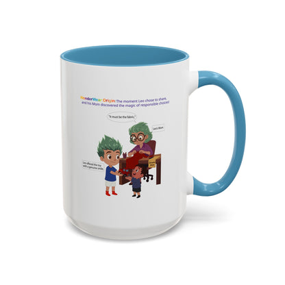 Accent Coffee Mug - WonderWear Origin - [[{"value":"Wonderwear Kid"}]]