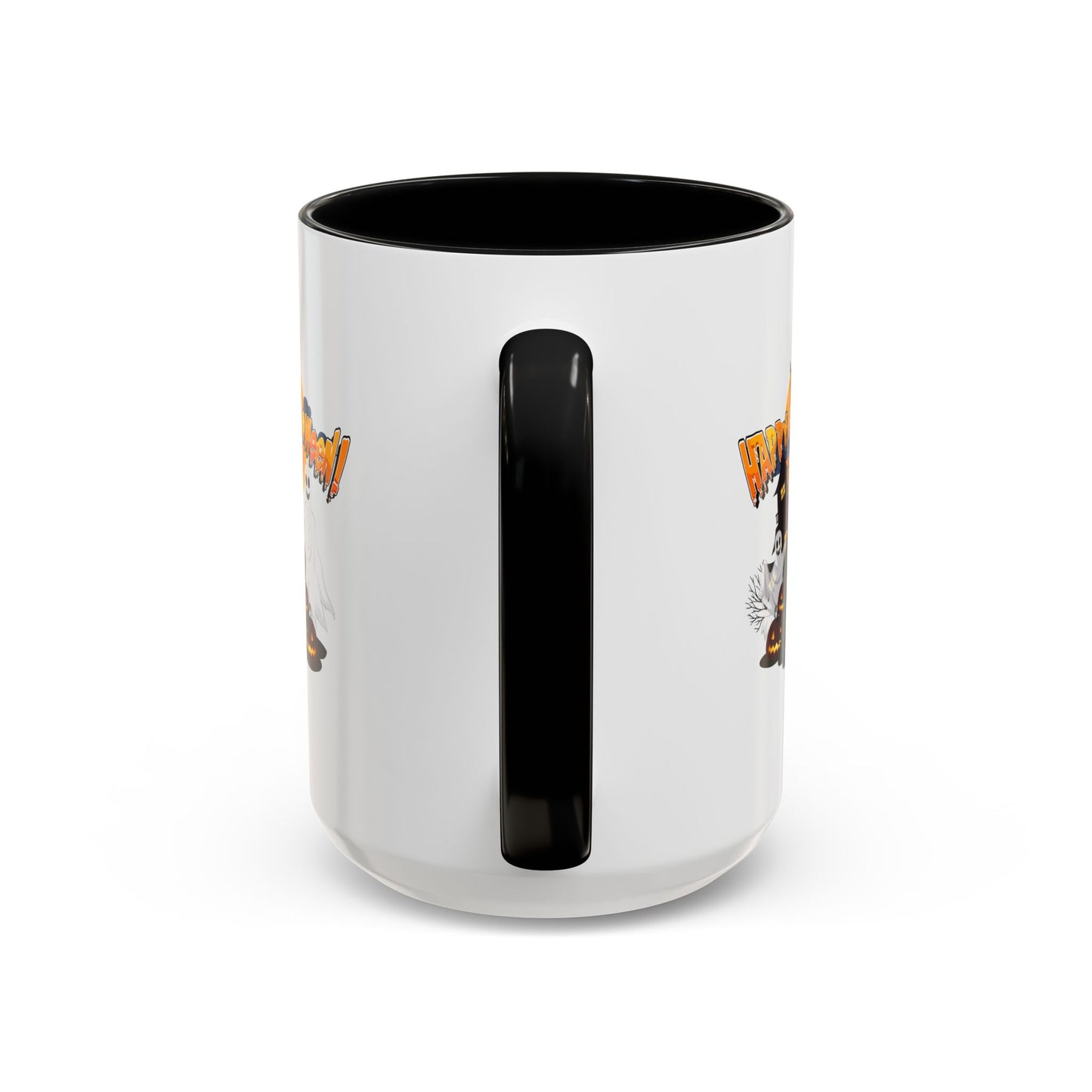 Accent Coffee Mug - Happy holloween - cemetery