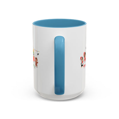 Accent Coffee Mug - Merry christmas by super kiddo and friends - [[{"value":"Wonderwear Kid"}]]
