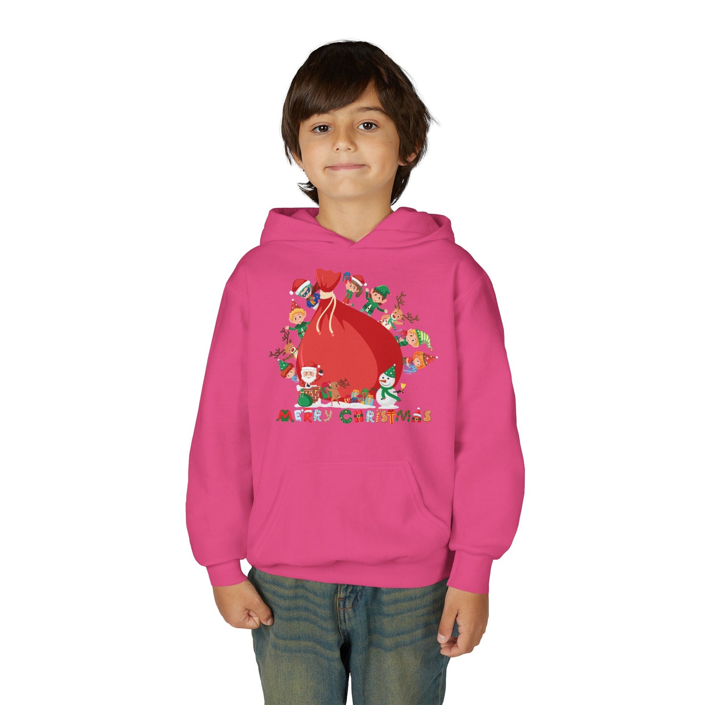 Youth Heavy Blend Hooded Sweatshirt - Super kiddo and big christmas gift