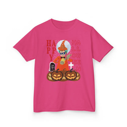 Kids Heavy Cotton™ Tee - Holloween design by super kiddo Printify