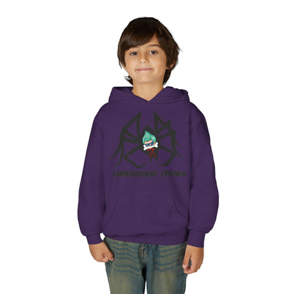 Youth Heavy Blend Hooded Sweatshirt - Spider kiddo - [[{"value":"Wonderwear Kid"}]]