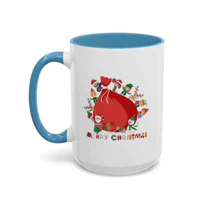 Accent Coffee Mug - Super kiddo and big christmas gift - [[{"value":"Wonderwear Kid"}]]