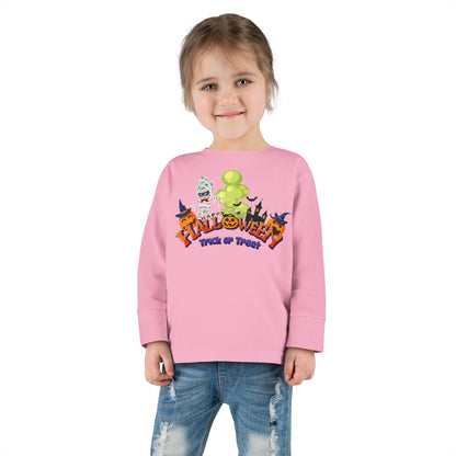 Toddler Long Sleeve Tee - Trick or Treat - [[{"value":"Wonderwear Kid"}]]