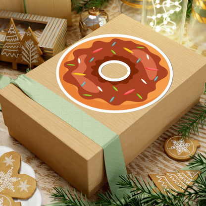 Kiss-Cut Stickers - MMMMmmm Big Doughnut Printify