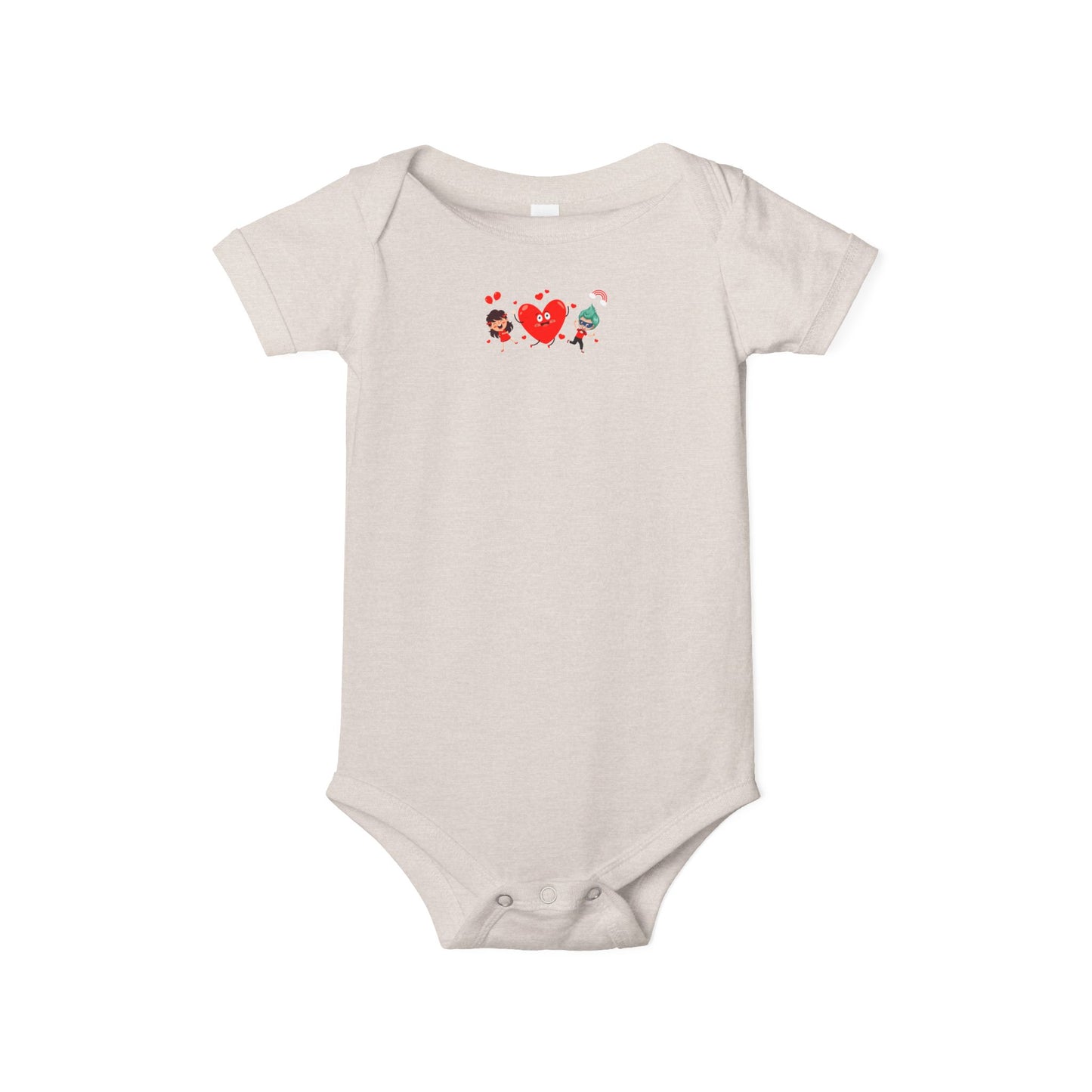 Infant Jersey One Piece - Valentines - Super kiddo and girl friend - [[{"value":"Wonderwear Kid"}]]