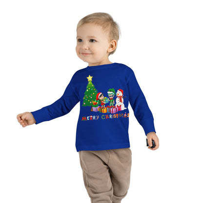 Toddler Long Sleeve Tee - Super kiddo preparing gifts - [[{"value":"Wonderwear Kid"}]]