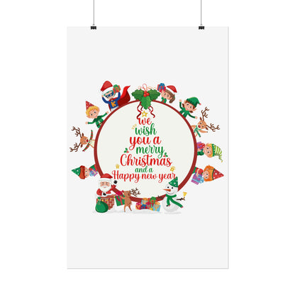 Rolled Posters - We wish you a merry christmas - [[{"value":"Wonderwear Kid"}]]