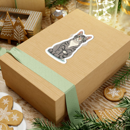 Kiss-Cut Stickers - Maine coon cat Printify
