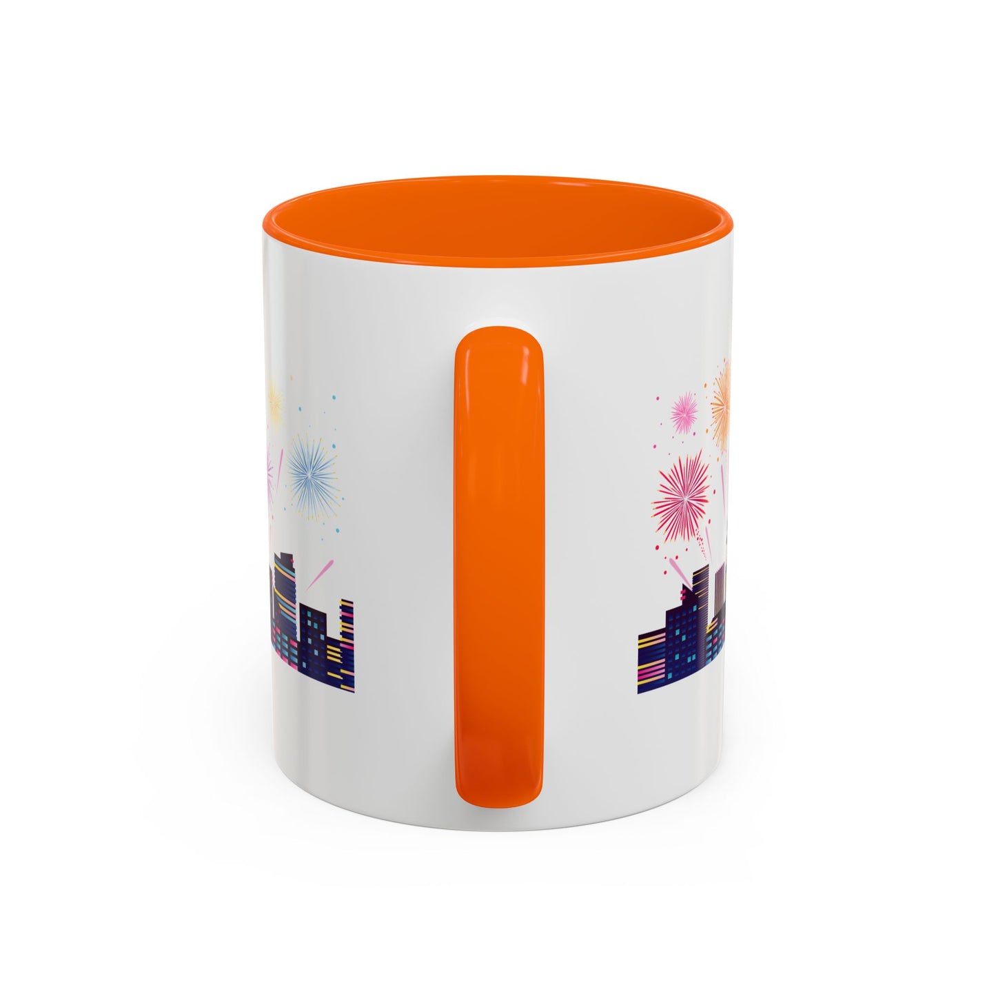 Accent Coffee Mug - Super kiddo with fireworks