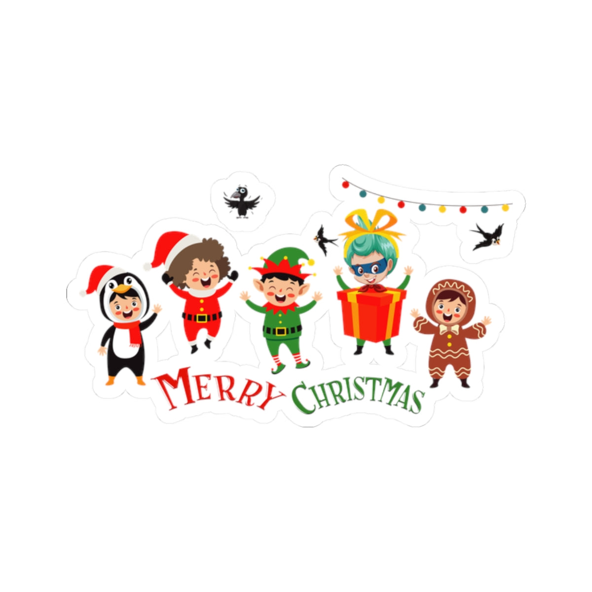 Kiss-Cut Stickers - Merry christmas by super kiddo and friends - [[{"value":"Wonderwear Kid"}]]