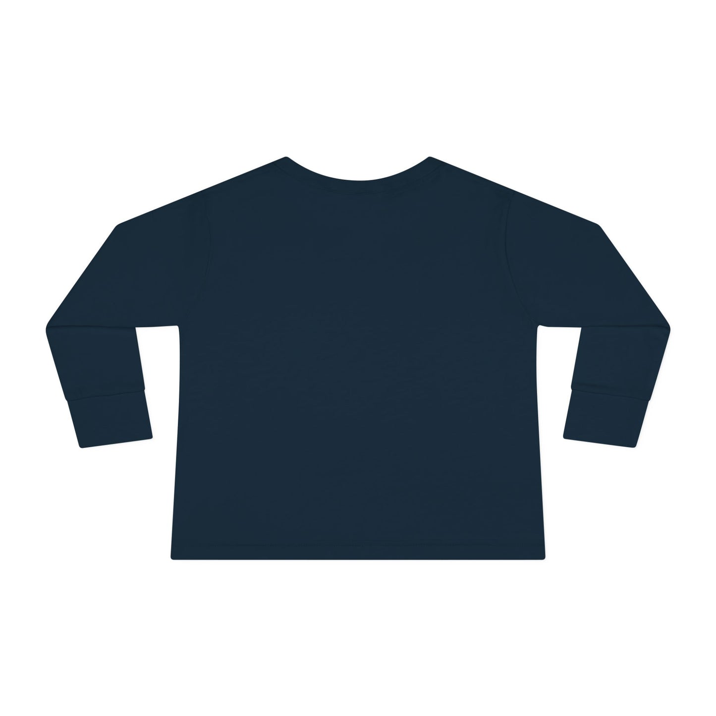 Toddler Long Sleeve Tee - Super kiddo flying on hunted house