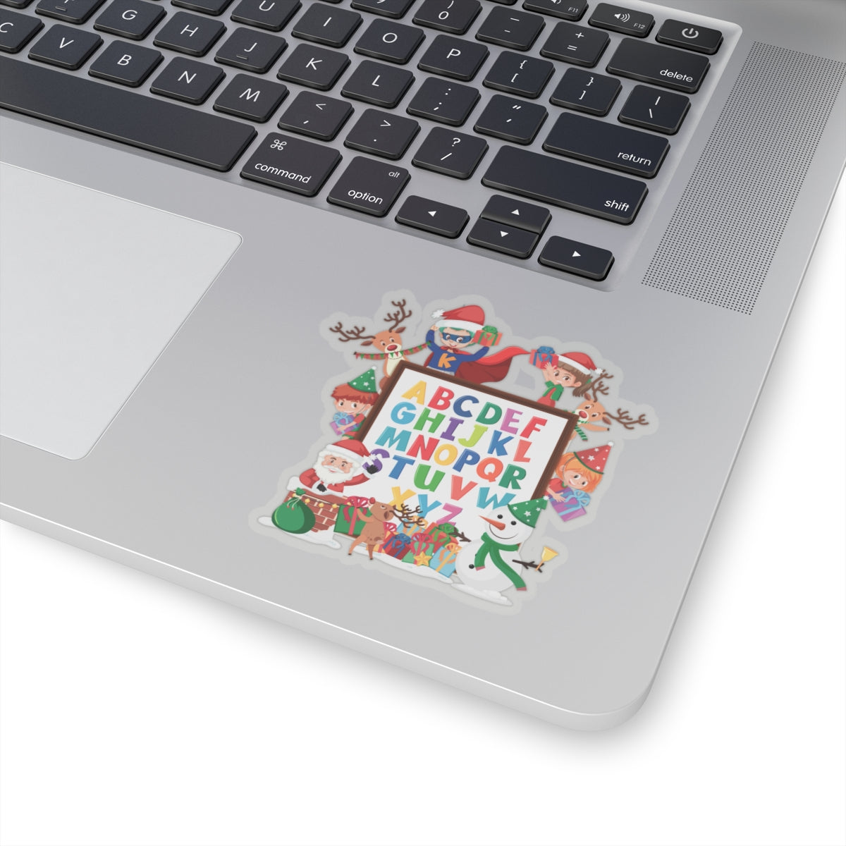 Kiss-Cut Stickers - Christmas alphabet with super kiddo - [[{"value":"Wonderwear Kid"}]]