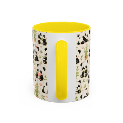 Accent Coffee Mug  (11/15 oz) - baby pandas