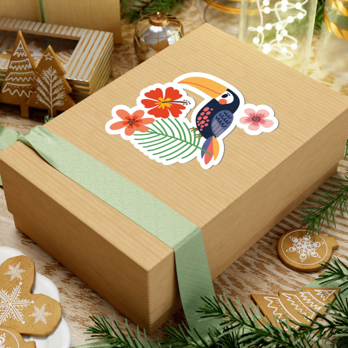 Kiss-cut stickers - Toucan bird