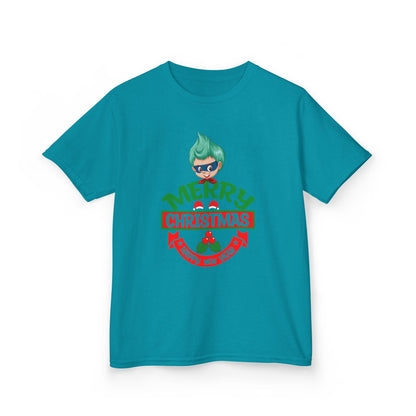 Kids Heavy Cotton™ Tee - Merry chridtmas from super kiddo - [[{"value":"Wonderwear Kid"}]]