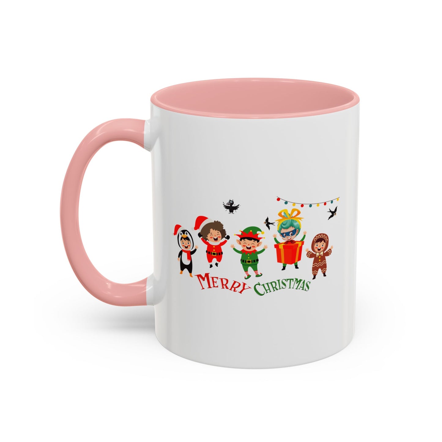 Accent Coffee Mug - Merry christmas by super kiddo and friends