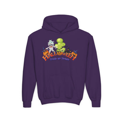 Youth Heavy Blend Hooded Sweatshirt - Trick or Treat - [[{"value":"Wonderwear Kid"}]]