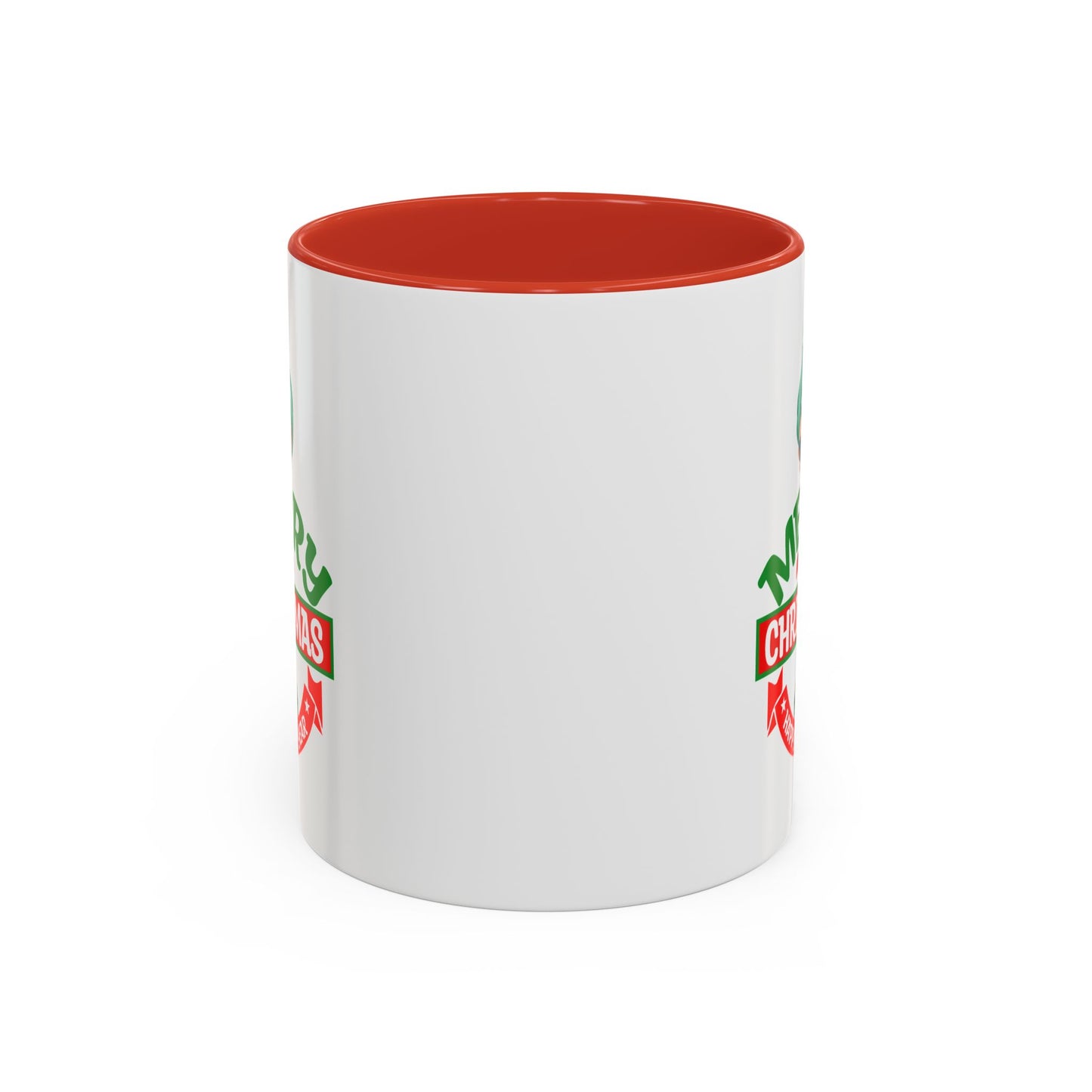 Accent Coffee Mug - Merry chridtmas from super kiddo