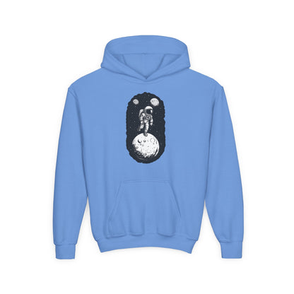 Youth Heavy Blend Hooded Sweatshirt - Cosmic Adventure Printify