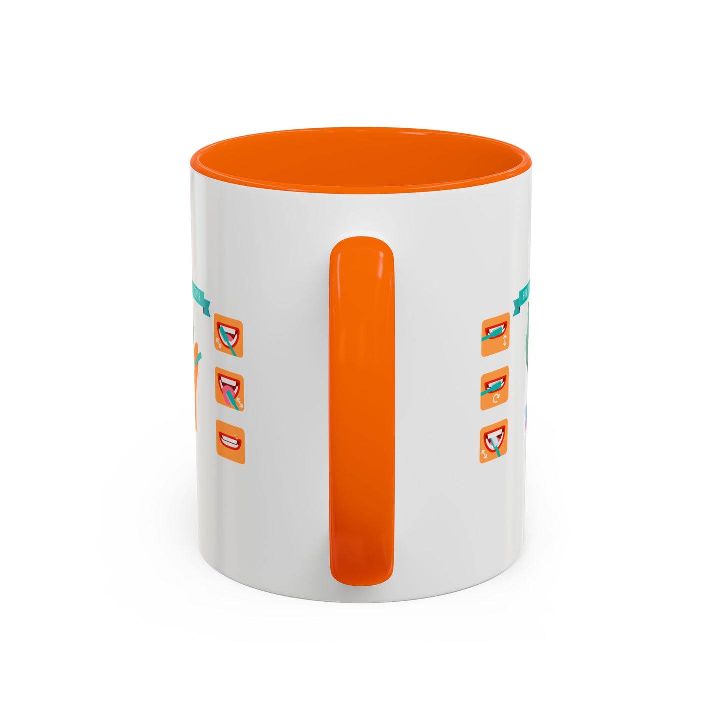 Accent Coffee Mug - Super kiddo how to brush teeth
