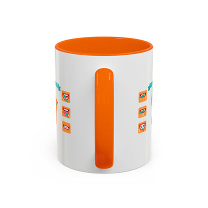 Accent Coffee Mug - Super kiddo how to brush teeth - [[{"value":"Wonderwear Kid"}]]