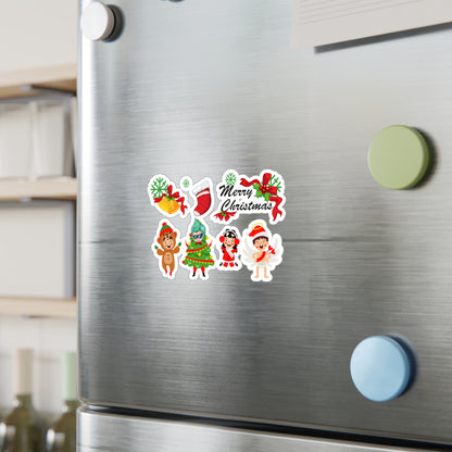Christmas Kiss-Cut Vinyl Decals – Merry christmas from super kid - [[{"value":"Wonderwear Kid"}]]