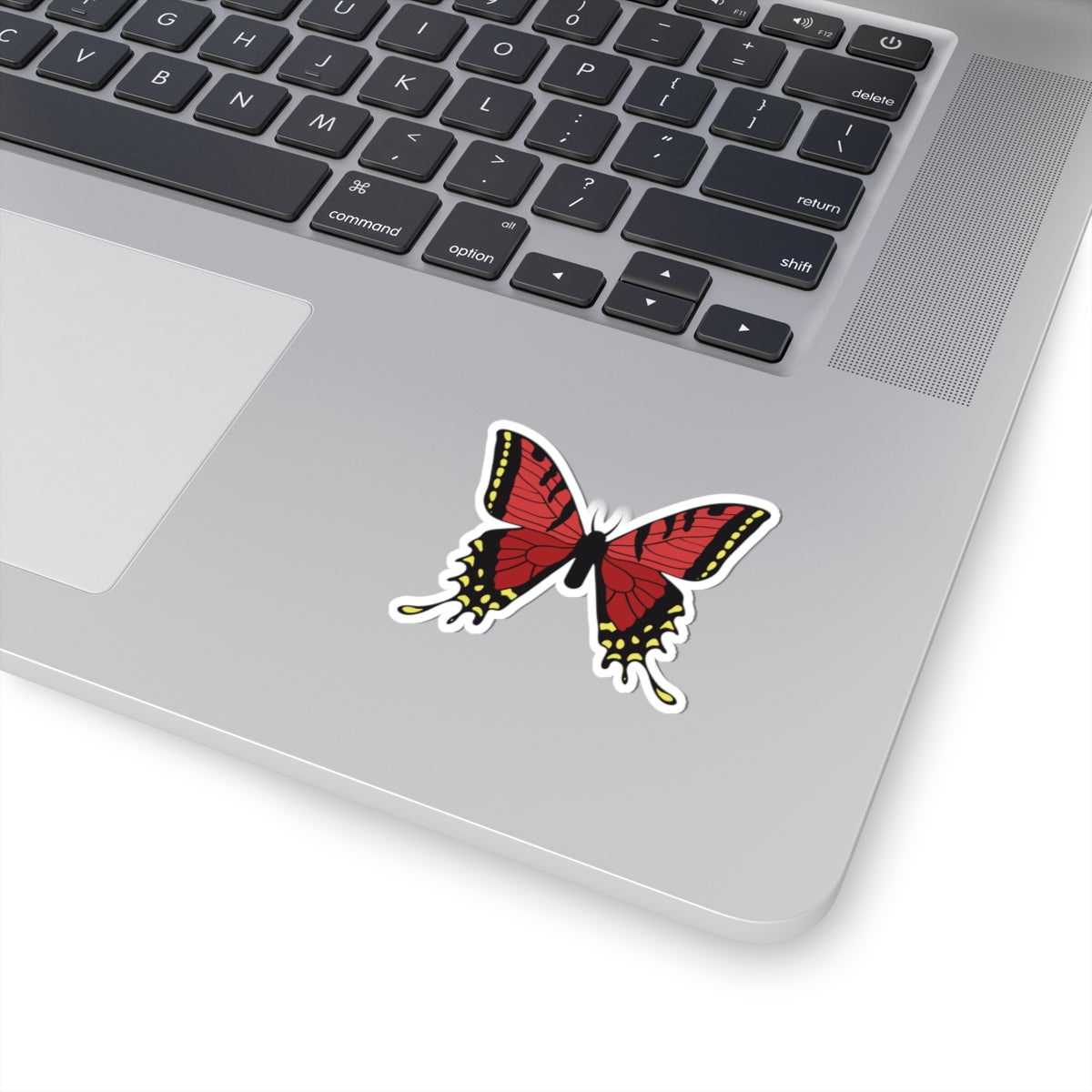 Kiss-Cut Stickers - Red butterfly
