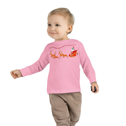 Toddler Long Sleeve Tee - Santa kiddo - [[{"value":"Wonderwear Kid"}]]