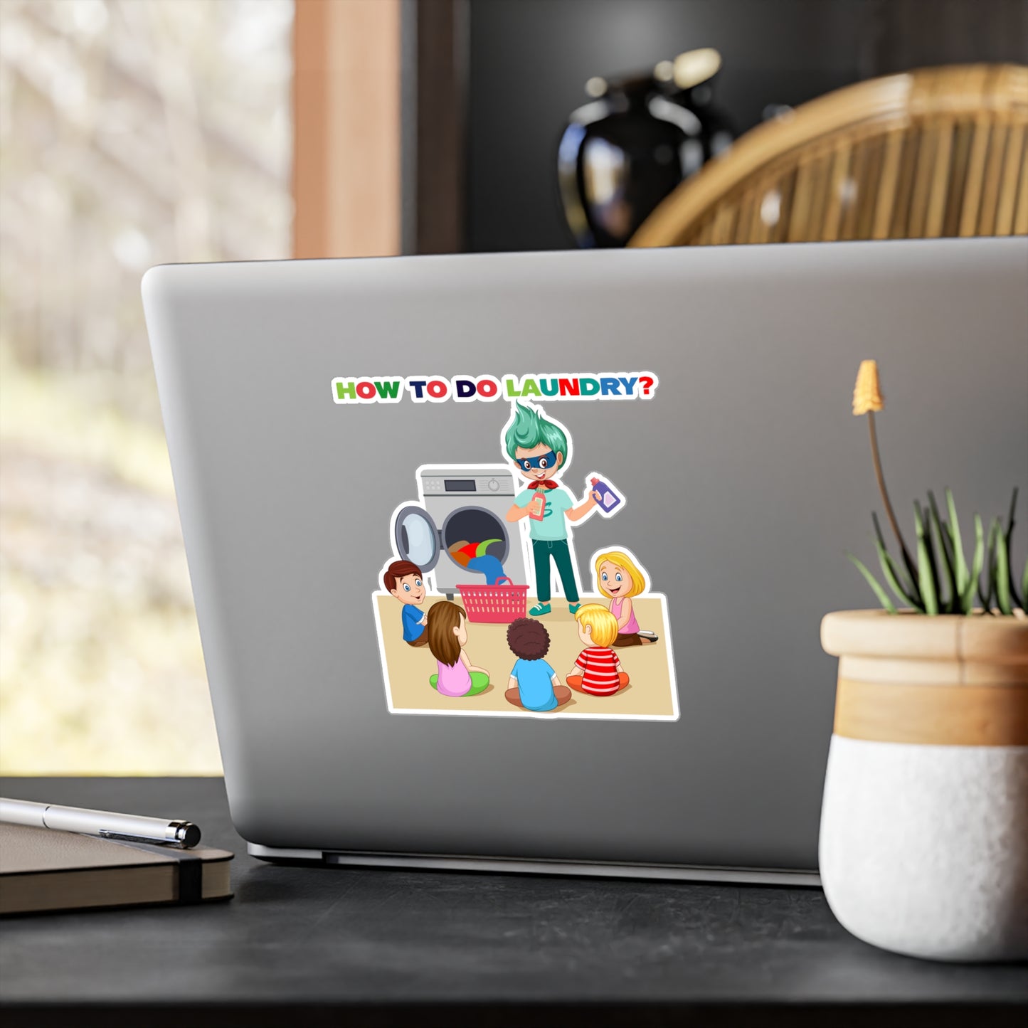 Halloween Kiss-Cut Vinyl Decals – super kiddo teaching laundry - [[{"value":"Wonderwear Kid"}]]