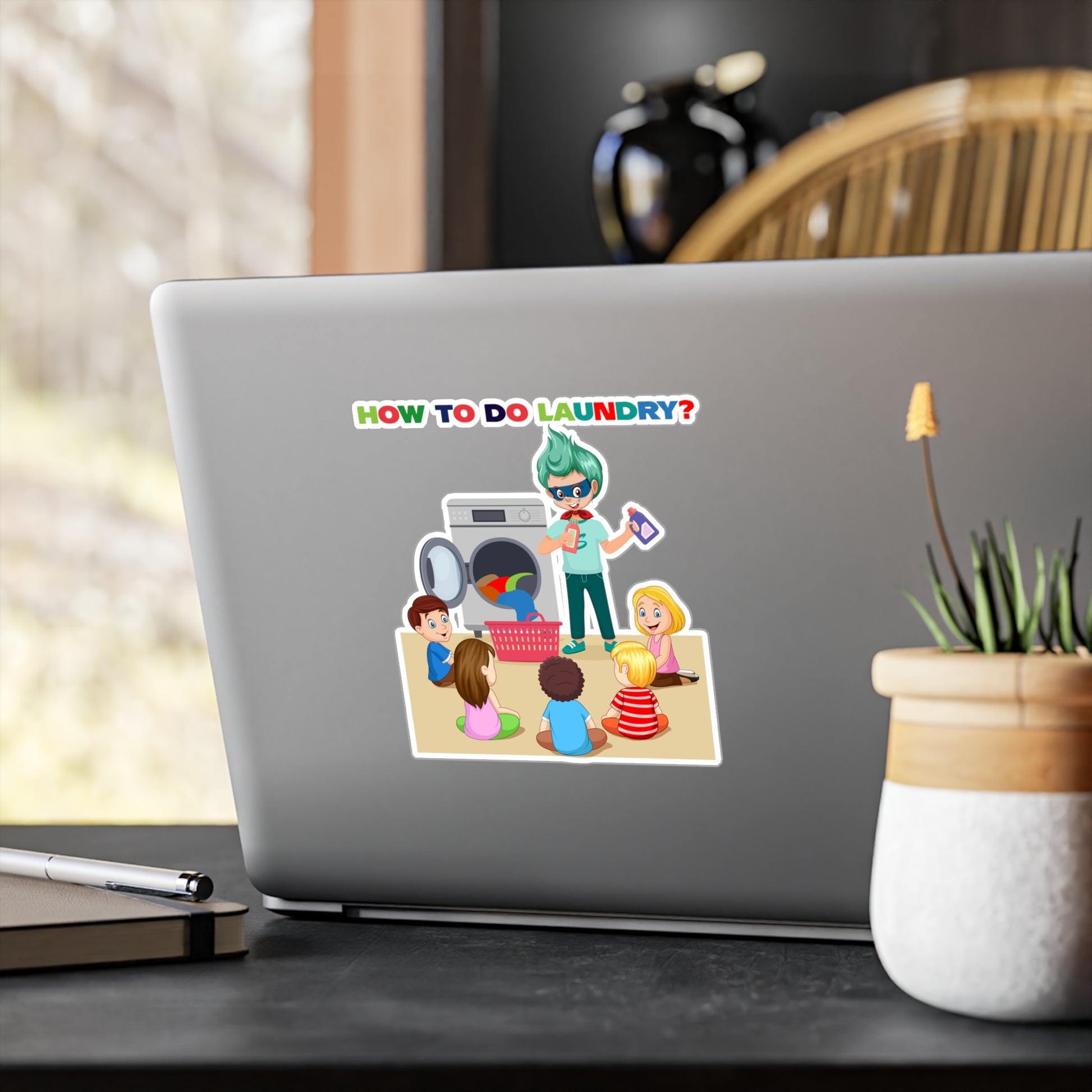 Halloween Kiss-Cut Vinyl Decals – super kiddo teaching laundry - [[{"value":"Wonderwear Kid"}]]
