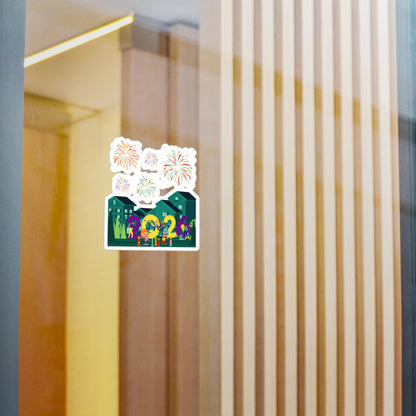 Christmas Kiss-Cut Vinyl Decals – Super kiddo on house - [[{"value":"Wonderwear Kid"}]]