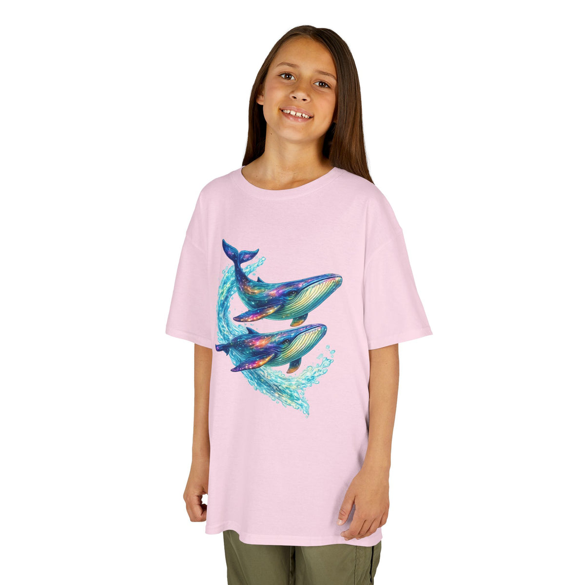 Kids Heavy Cotton™ Tee - vibrant whales