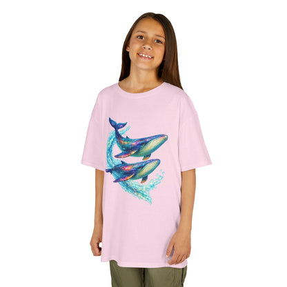 Kids Heavy Cotton™ Tee - vibrant whales