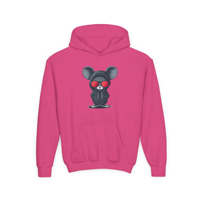 Kids Cool Mouse Hoodie Printify