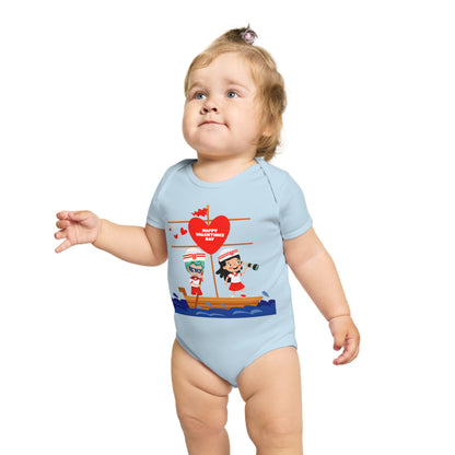 Infant Fine Jersey Bodysuit - Valentines -  Love sailing - [[{"value":"Wonderwear Kid"}]]